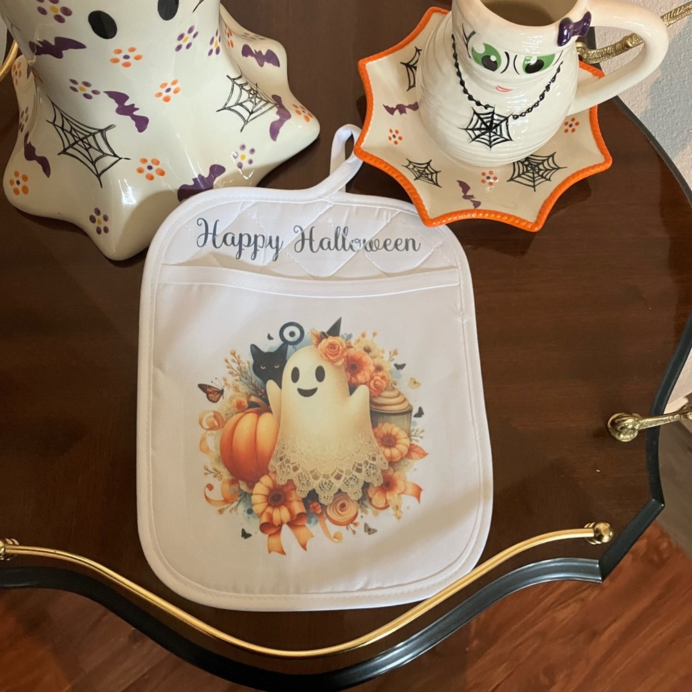 👻 Handmade Halloween Pot Holder 👻